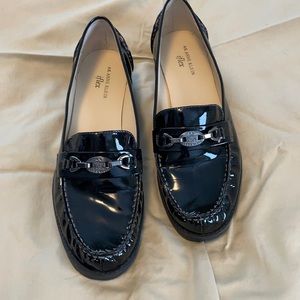 Black loafers